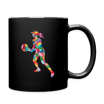 Padel Tennis Padel Players Padel Tennis Girls - Full Colour Mug - black - Right