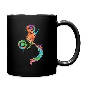 Dirt Biker Filles Moto Enfants Motocross - Mug uni - noir - Droite