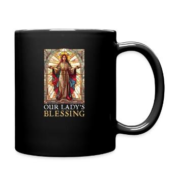 Bénédiction de la Vierge Marie - Mug uni - noir - Droite