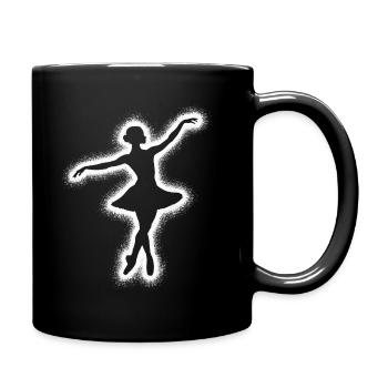 Ballet Dancing Ballet Dancer Ballerina Girl - Full Colour Mug - black - Right