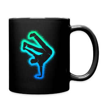 Breakdance Danse Breakdancer Garçons Breakdancer - Mug uni - noir - Droite