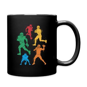 Football américain Sports Enfants Garçons Football - Mug uni - noir - Droite