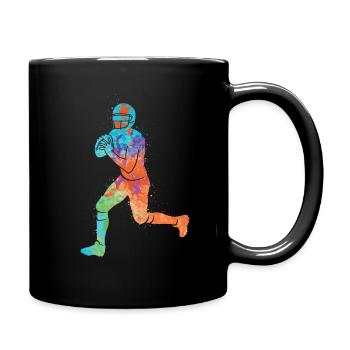 Football américain Sports Garçons Football Enfants - Mug uni - noir - Droite