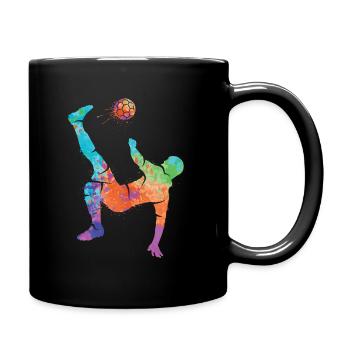 Jouer au football Football Football Enfants Football Garçons - Mug uni - noir - Droite