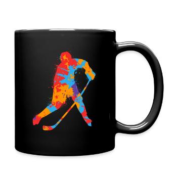 Joueurs de hockey sur glace Hockey Hommes Joueurs de hockey sur glace - Mug uni - noir - Droite