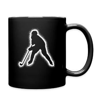 Eishockey Eishockeyspieler Jungen Herren Hockey - Tasse einfarbig - Schwarz - Rechts