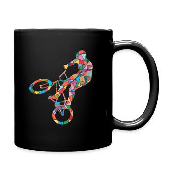 BMX Vélo Homme Enfants Garçons Vélo BMX - Mug uni - noir - Droite