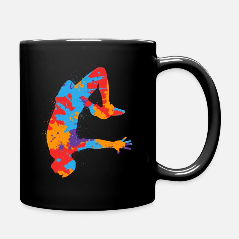 Parkour Freerunning Freerunner Coloré Parkour Runner - Mug uni - noir