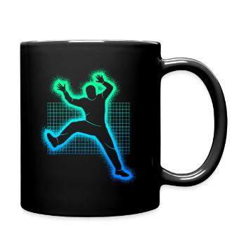 Handball Player Handball Boys Handball Goalkeeper - Full Colour Mug - black - Right