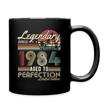 Légendaire depuis 1984 Cadeau d’anniversaire vintage - Mug uni - noir - Droite