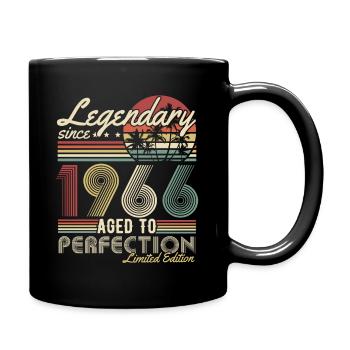 Légendaire depuis 1966 Cadeau d’anniversaire vintage - Mug uni - noir - Droite