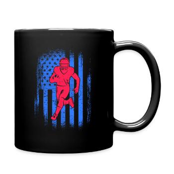Football américain USA Garçons Football masculin - Mug uni - noir - Droite