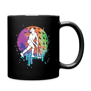 Joueurs de hockey Hockey sur gazon Filles Hockey Enfants - Mug uni - noir - Droite