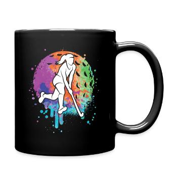 Joueurs de hockey Hockey sur gazon Enfants Hockey Filles - Mug uni - noir - Droite