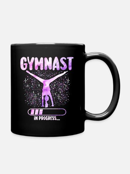 Cadeau Gymnastique Fille Gymnaste - Mug uni - noir