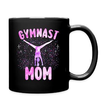 Gymnastics Gift Mom Gymnast - Full Colour Mug - black - Right
