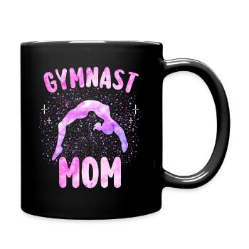 Gymnastics Gift Mom Gymnast - Full Colour Mug - black - Right