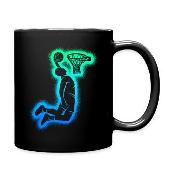 Basketteur Joueurs Garçons Enfants Basketball Hommes - Mug uni - noir - Droite