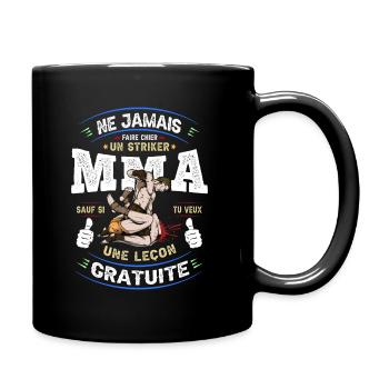 MMA - Leçon Gratuite Arts Martiaux Mixtes - Mug uni - noir - Droite