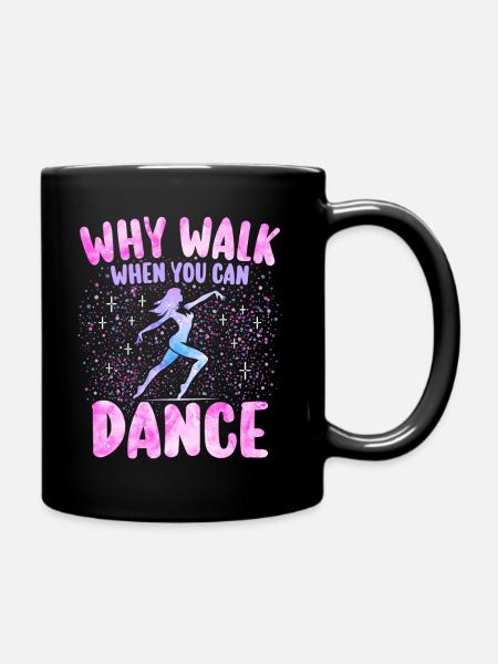 Humour Danser Fille Femme Danseuse - Mug uni - noir