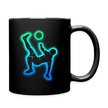 Football Football Hommes Enfants Football Garçons - Mug uni - noir - Droite