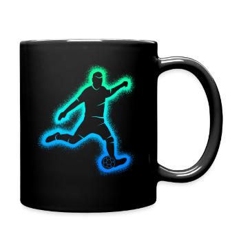 Football Enfants Football Hommes Garçons Football - Mug uni - noir - Droite