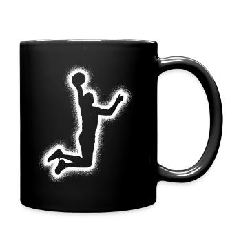 Joueurs de basket-ball Bball Garçons Enfants Basketball - Mug uni - noir - Droite