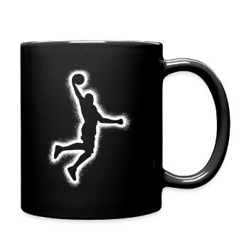 Basketballer Bball Herren Kinder Basketball Jungen - Tasse einfarbig - Schwarz - Rechts