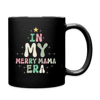 Dans ma joyeuse époque maman Noël Mères Parents - Mug uni - noir - Droite