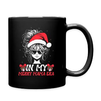 Dans ma joyeuse époque maman Noël Mères Parents - Mug uni - noir - Droite