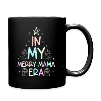 Dans ma joyeuse époque maman Noël Mères Parents - Mug uni - noir - Droite