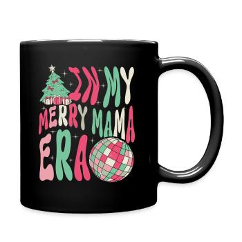 Dans ma joyeuse époque maman Noël Mères Parents - Mug uni - noir - Droite