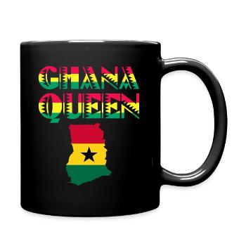 Afrika Königin Ghana Ghana Ghana Frau - Tasse einfarbig - Schwarz - Rechts