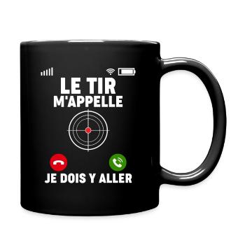 Humour Tir Sportif - Mug uni - noir - Droite