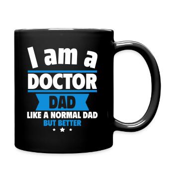 Papa Docteur : Cadeau pour la fête des pères - Mug uni - noir - Droite