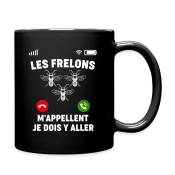 Humour Frelon Insecte Venin Prédateur - Mug uni - noir - Droite