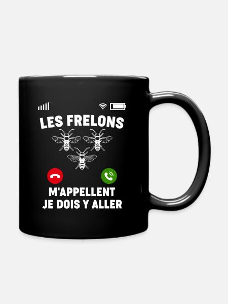 Humour Frelon Insecte Venin Prédateur - Mug uni - noir