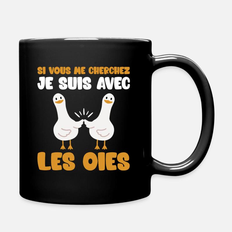 Humour Oies Nature Oiseau Nature - Mug uni - noir