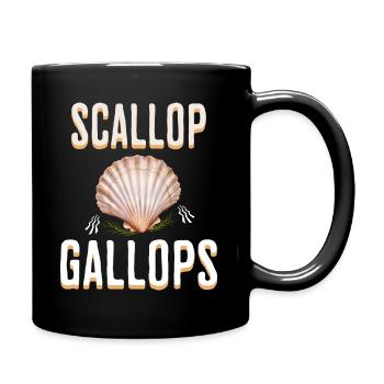 Humor Scallop Gallops Meme - Full Colour Mug - black - Right