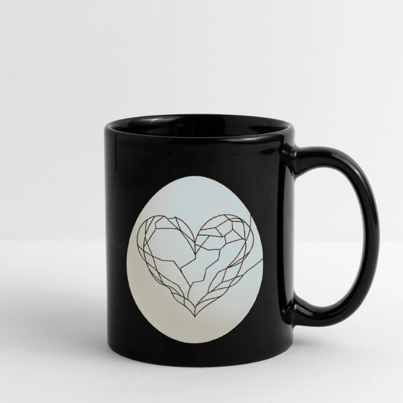 Egg Heart Easter Egg Easter Full Colour Mug