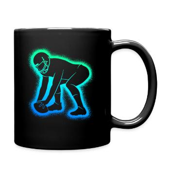 Joueurs de football américain Football masculin Garçons - Mug uni - noir - Droite