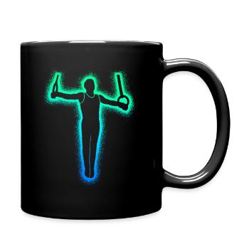 Gymnastics Gymnastics Ring Gymnastics Men Boys Gymnastics - Full Colour Mug - black - Right