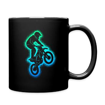 Dirt Bike Moto Dirt Bike Enfants Motocross - Mug uni - noir - Droite