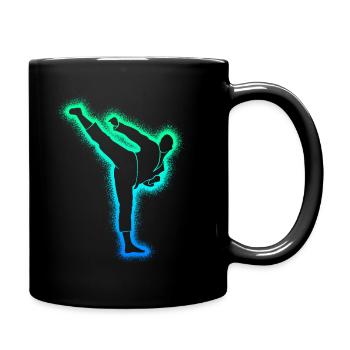 Taekwondo Arts Martiaux Hommes Enfants Karaté Garçons - Mug uni - noir - Droite