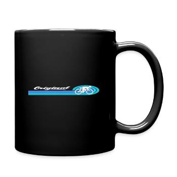 Vélo de course Rétro Design - Mug uni - noir - Droite