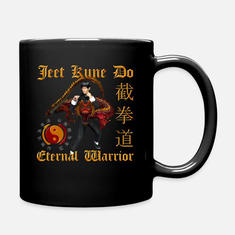 Jeet Kune Do Krieger - Tasse einfarbig - Schwarz