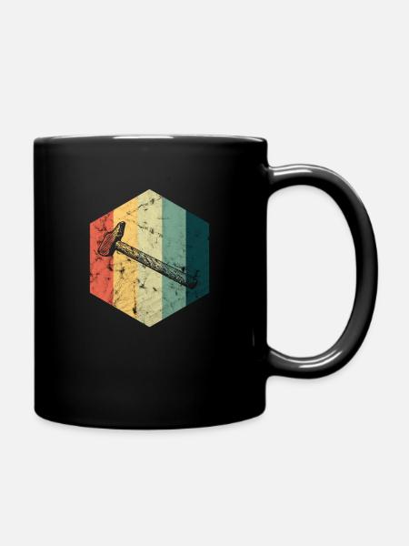 Handwerker - Tasse einfarbig - Schwarz