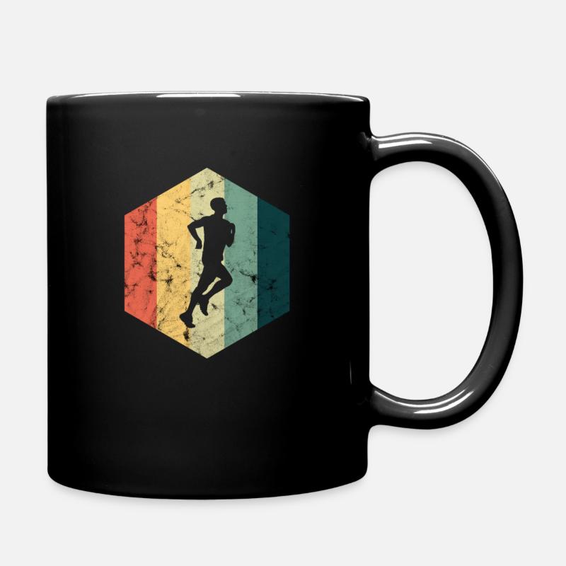 Coureur de jogging - Mug uni - noir