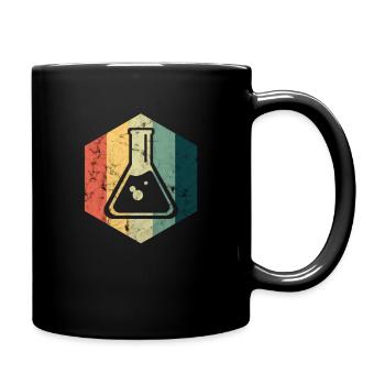chimiste - Mug uni - noir - Droite