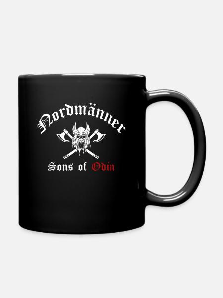 2692 Nordmaenner Sons of Odin - Tasse einfarbig - Schwarz